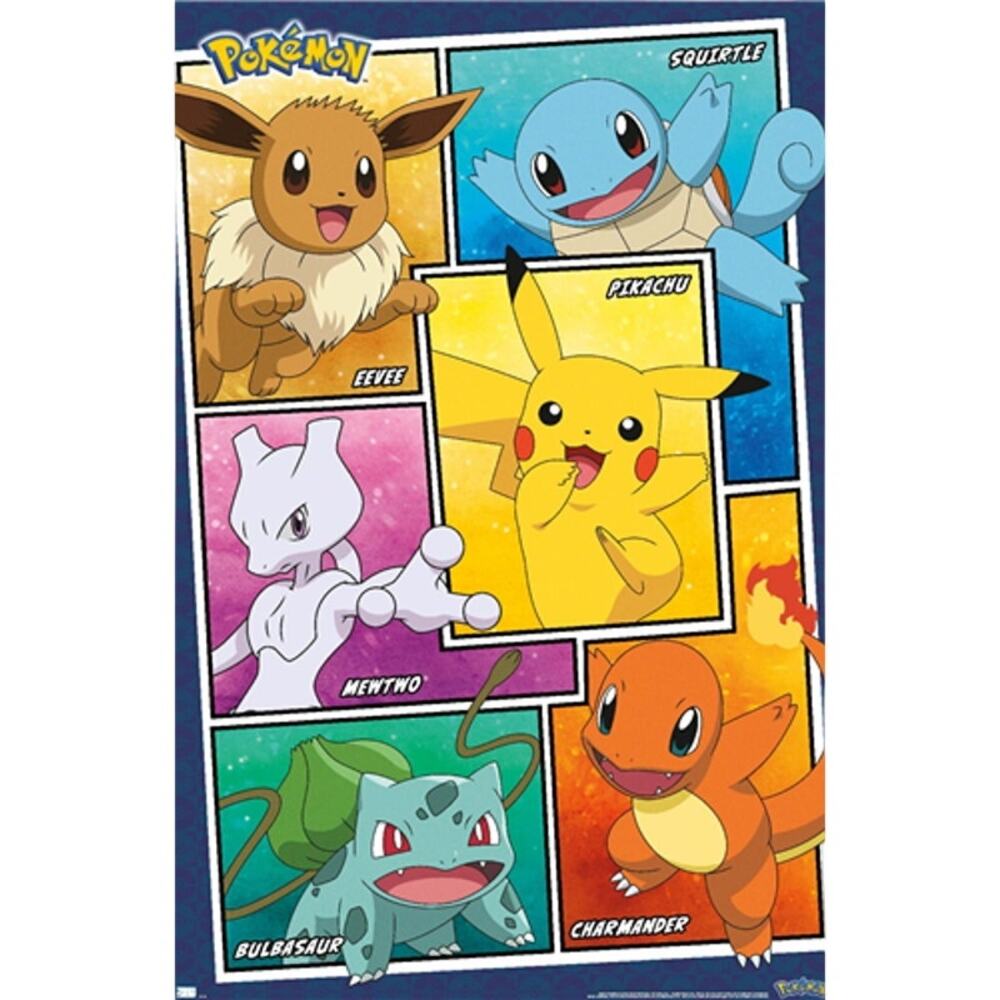 Pokemon Collage Trends Poster RP 19749 New Sealed Unframed  22.375 x 34